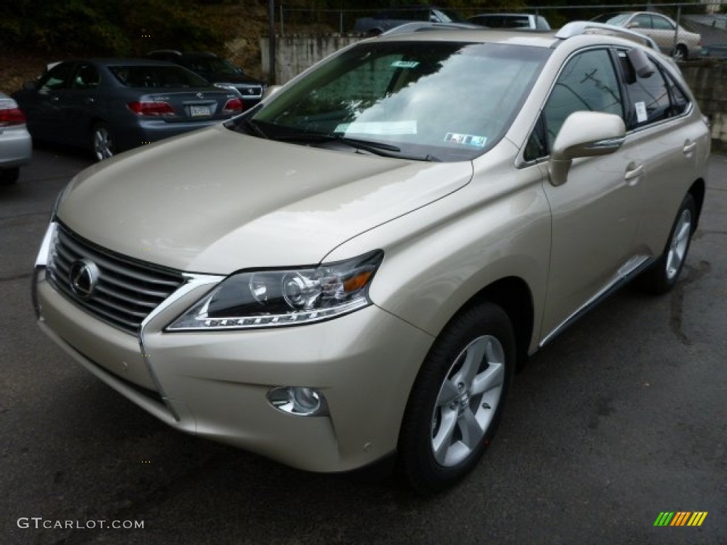 2014 RX 350 AWD - Satin Cashmere Metallic / Parchment photo #8