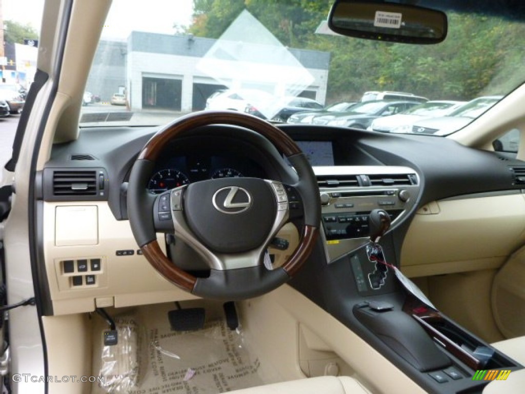 2014 RX 350 AWD - Satin Cashmere Metallic / Parchment photo #12