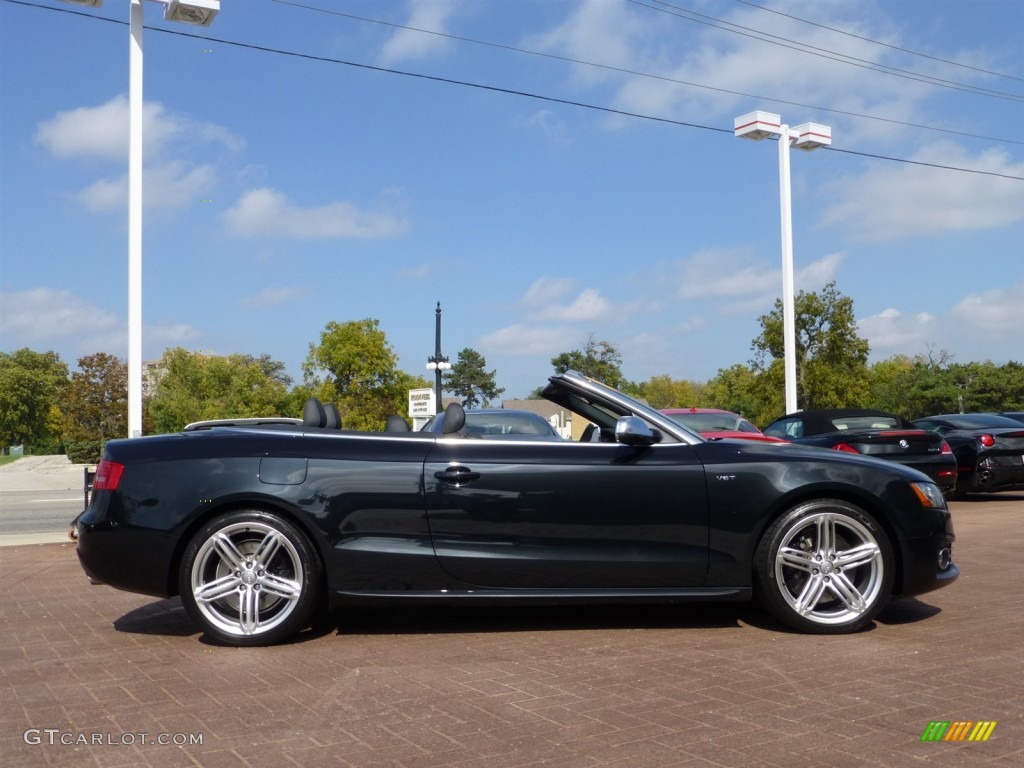 Brilliant Black 2010 Audi S5 3.0 TFSI quattro Cabriolet Exterior Photo #86338192