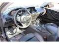 2008 BMW 6 Series Black Interior Prime Interior Photo