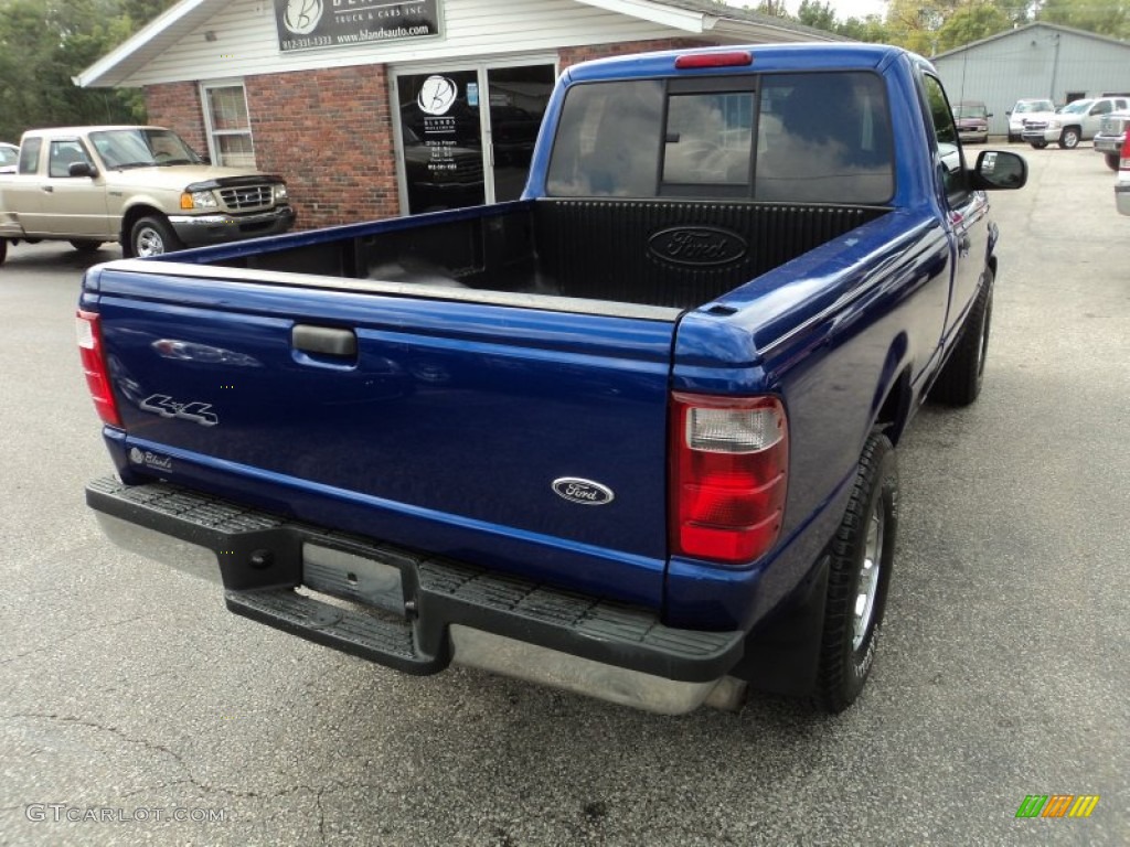 2005 Ranger XLT Regular Cab 4x4 - Sonic Blue Metallic / Medium Dark Flint photo #3