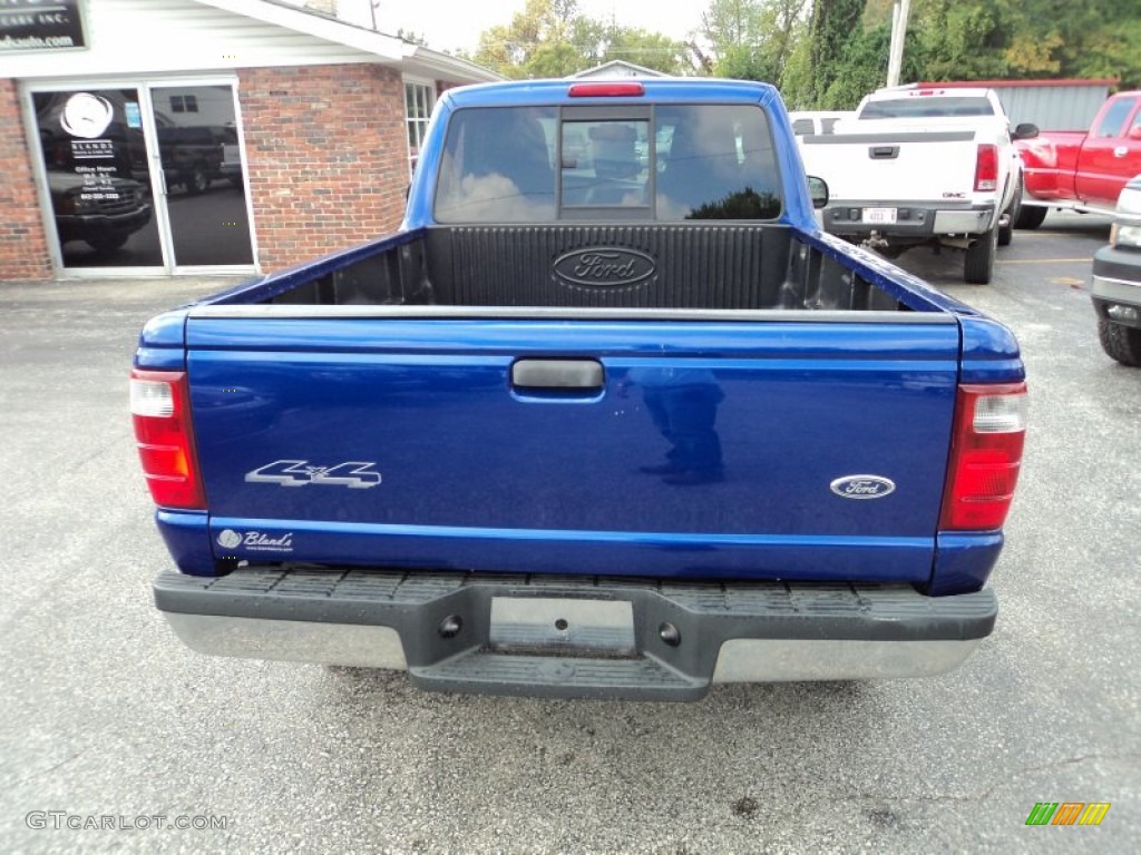 2005 Ranger XLT Regular Cab 4x4 - Sonic Blue Metallic / Medium Dark Flint photo #17