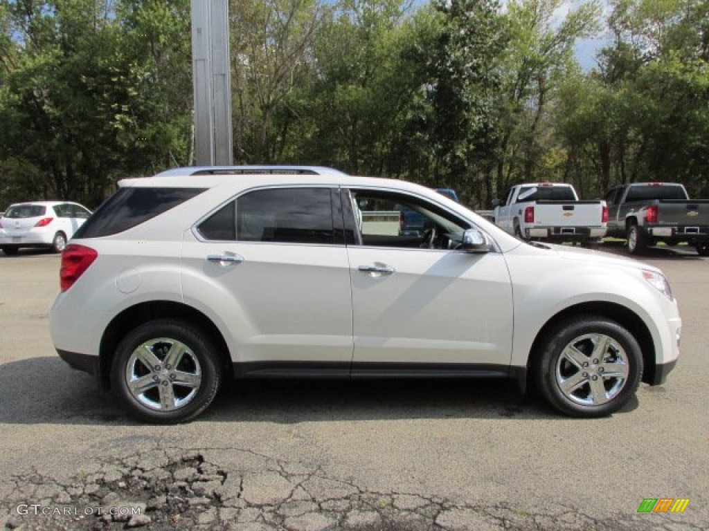 White Diamond Tricoat 2014 Chevrolet Equinox LTZ AWD Exterior Photo #86338798