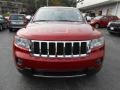 2011 Inferno Red Crystal Pearl Jeep Grand Cherokee Overland 4x4  photo #2
