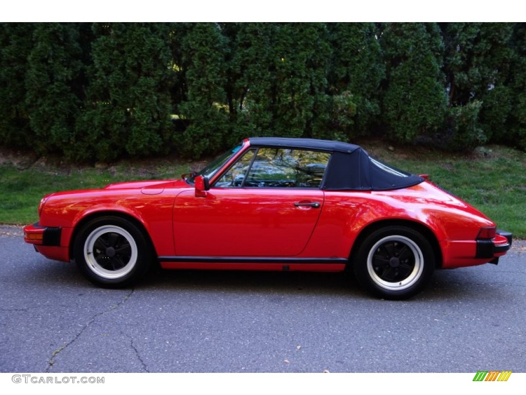 Guards Red 1986 Porsche 911 Carrera Targa Exterior Photo #86339503