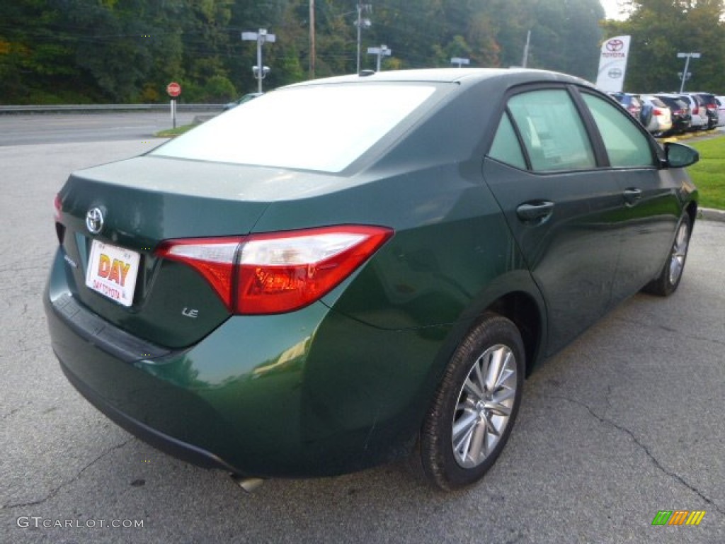 2014 Corolla LE - 4Evergreen Mica / Ash photo #3