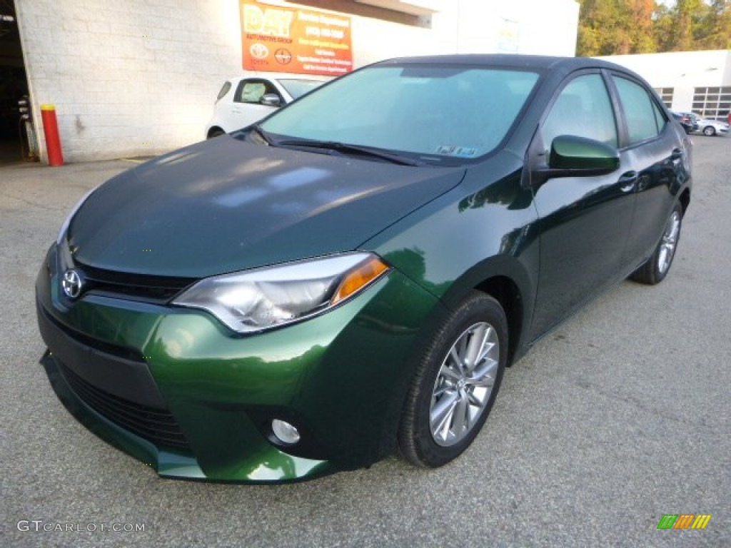 2014 Corolla LE - 4Evergreen Mica / Ash photo #7