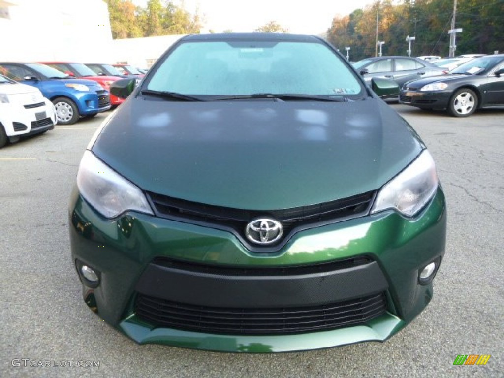 2014 Corolla LE - 4Evergreen Mica / Ash photo #8