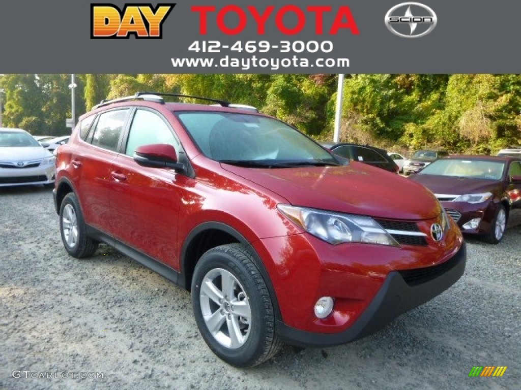 2013 RAV4 XLE AWD - Barcelona Red Metallic / Black photo #1