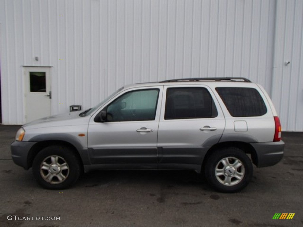 2001 Tribute LX V6 4WD - Platinum Metallic / Gray photo #1