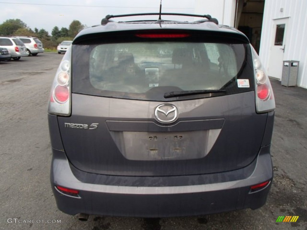 2007 MAZDA5 Touring - Galaxy Gray Mica / Black photo #6