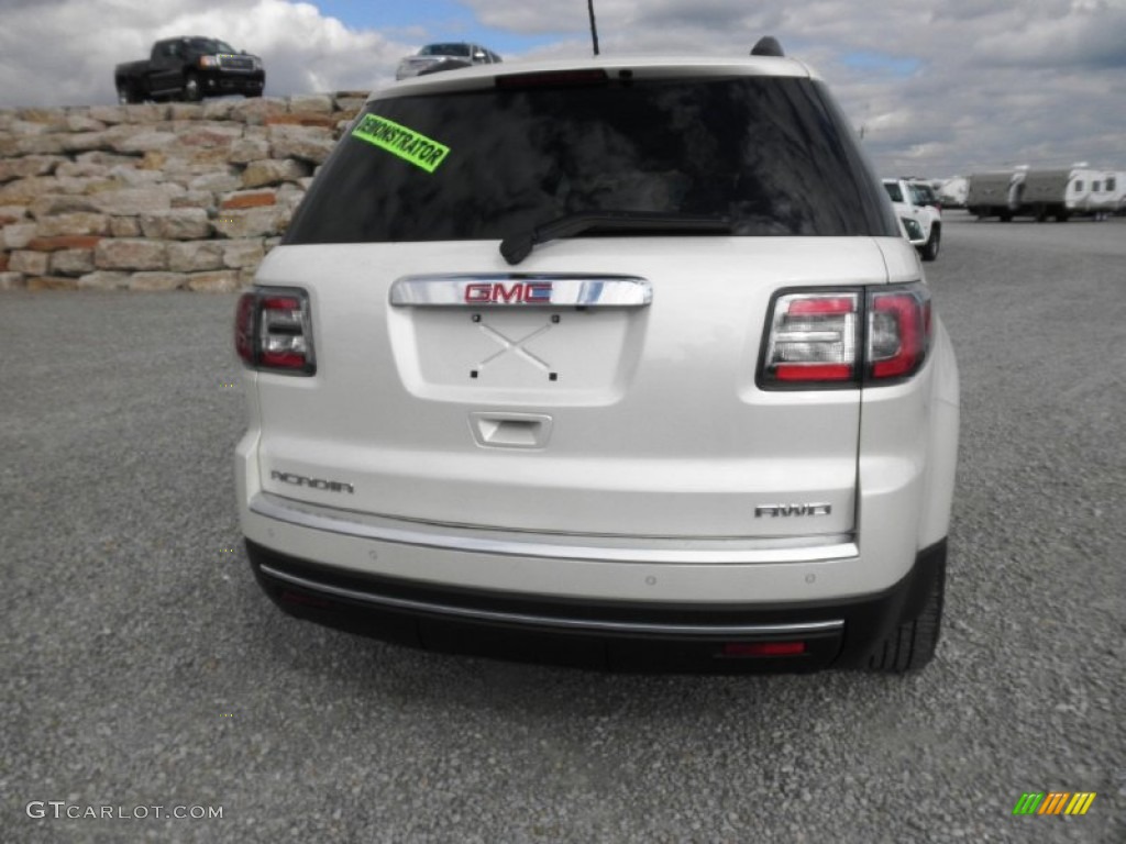 2013 Acadia SLT AWD - White Diamond Tricoat / Dark Cashmere photo #30