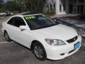2005 Taffeta White Honda Civic EX Coupe  photo #1