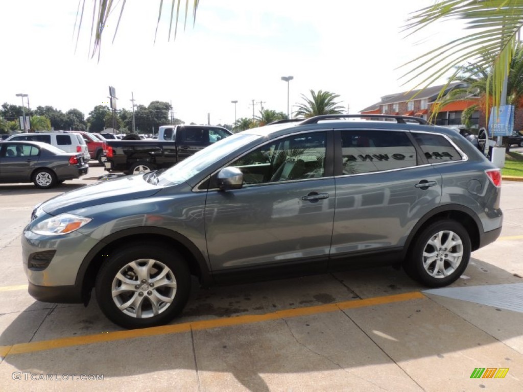 2011 CX-9 Touring - Dolphin Gray Mica / Sand photo #5