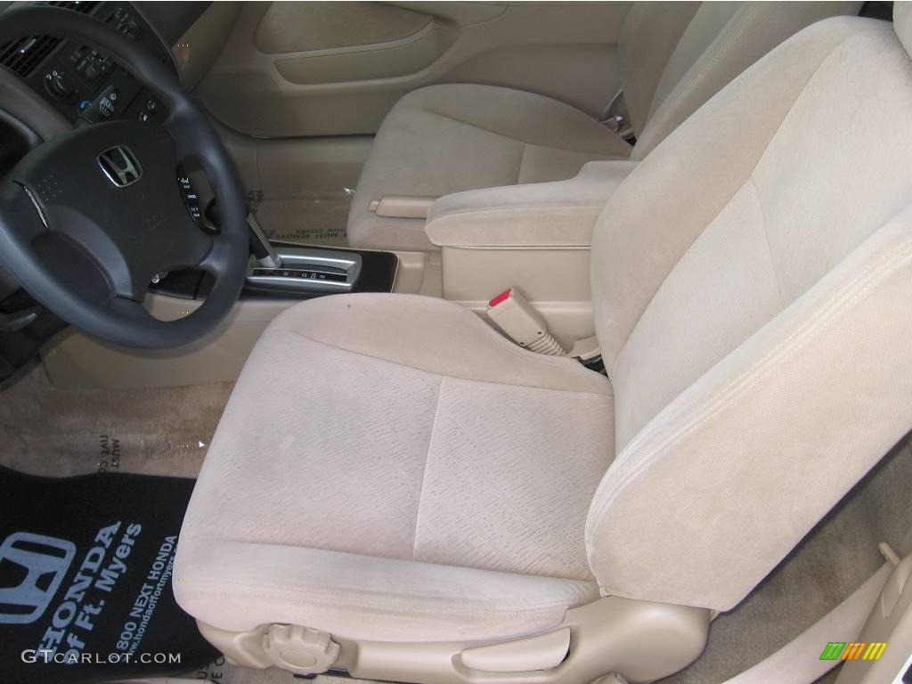 2005 Civic EX Coupe - Taffeta White / Ivory photo #9