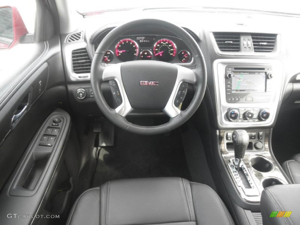 2013 Acadia SLT AWD - Crystal Red Tintcoat / Ebony photo #23