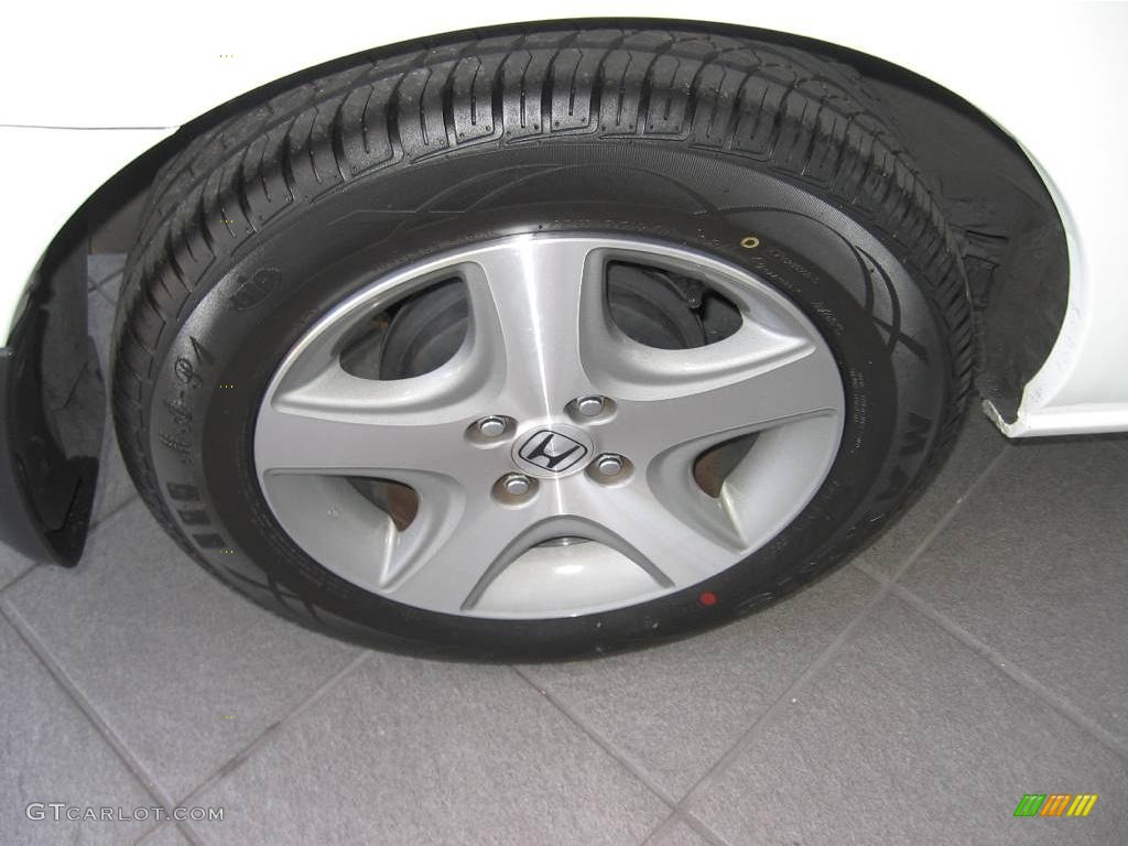 2005 Civic EX Coupe - Taffeta White / Ivory photo #13