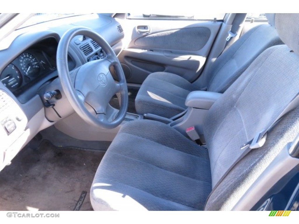 2001 Corolla LE - Indigo Ink Blue Pearl / Pebble Beige photo #4