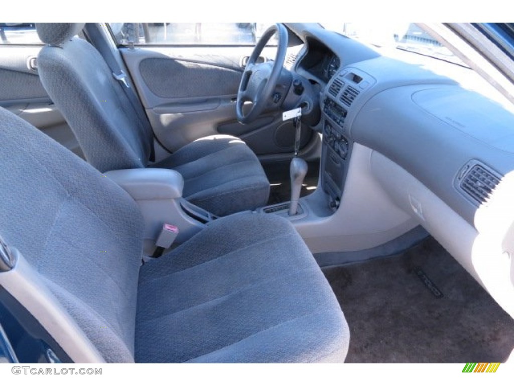 2001 Corolla LE - Indigo Ink Blue Pearl / Pebble Beige photo #6