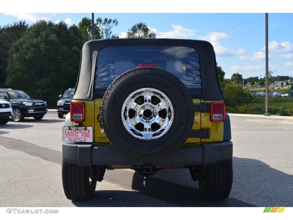 2008 Wrangler X 4x4 - Rescue Green Metallic / Dark Slate Gray/Medium Slate Gray photo #4