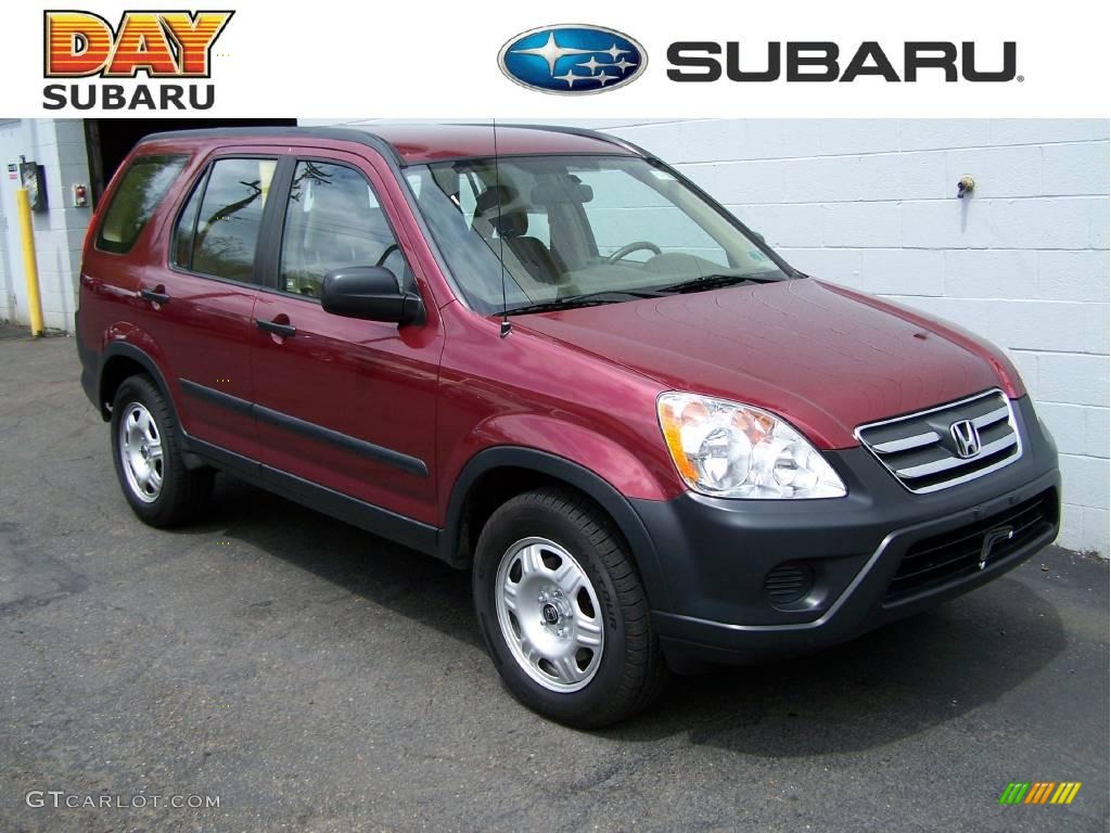 2006 CR-V LX 4WD - Redondo Red Pearl / Ivory photo #1