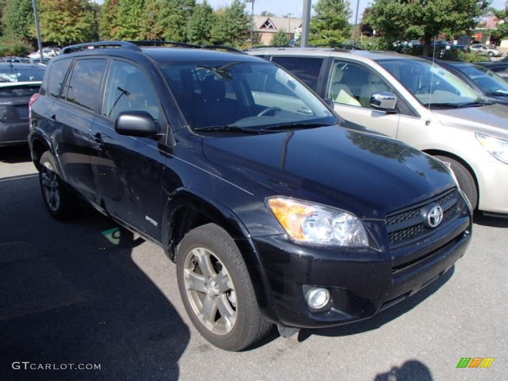 2011 RAV4 Sport 4WD - Black / Dark Charcoal photo #1