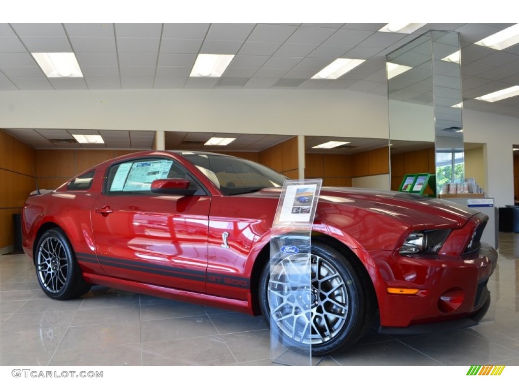2014 Mustang Shelby GT500 SVT Performance Package Coupe - Ruby Red / Shelby Charcoal Black/Black Accents Recaro Sport Seats photo #1