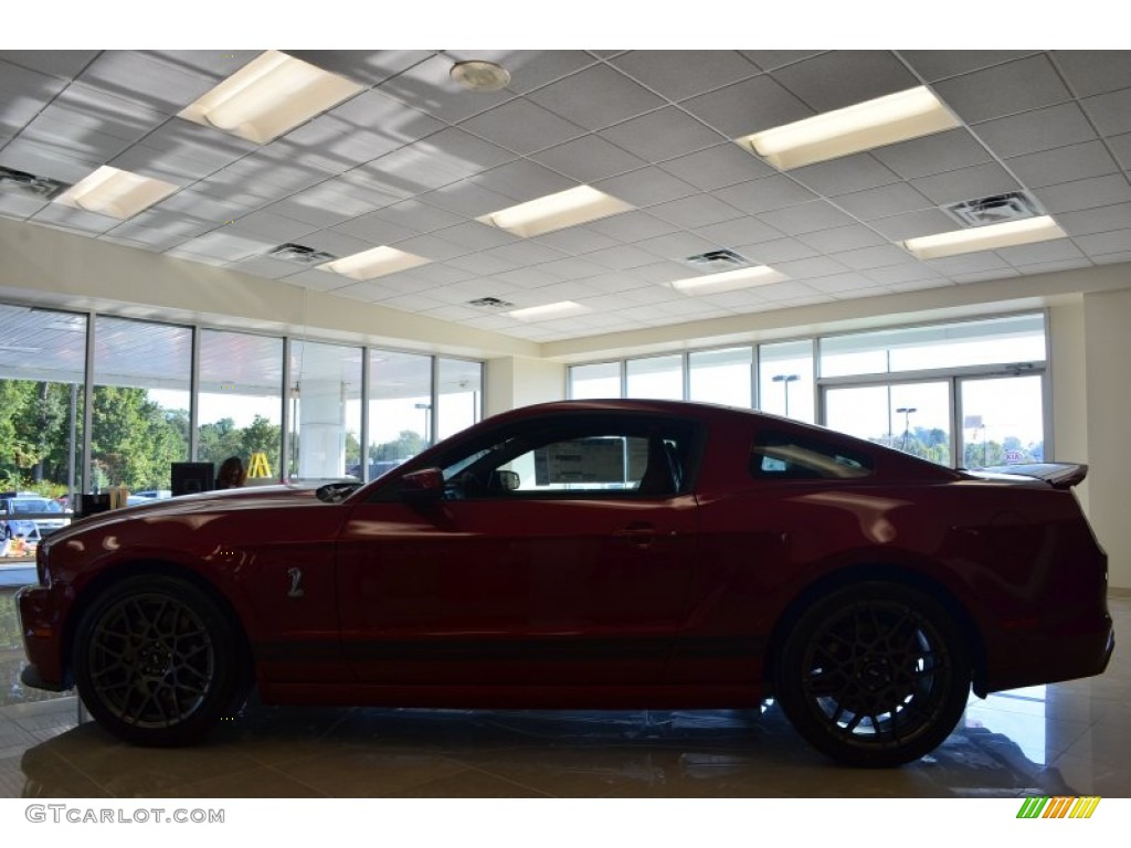 2014 Mustang Shelby GT500 SVT Performance Package Coupe - Ruby Red / Shelby Charcoal Black/Black Accents Recaro Sport Seats photo #5