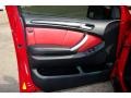 2003 BMW X5 Imola Red Interior Door Panel Photo