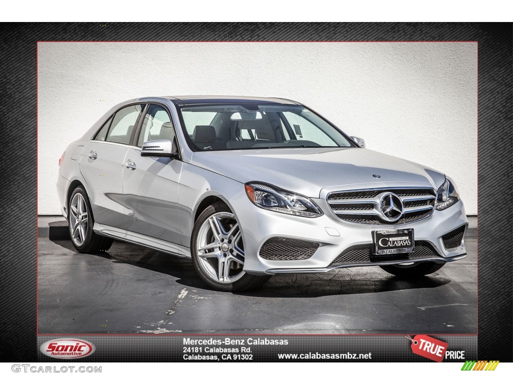 2014 E 350 Sport Sedan - Iridium Silver Metallic / Gray/Dark Gray photo #1