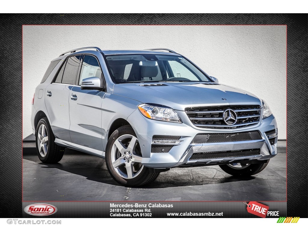 2014 ML 350 - Diamond Silver Metallic / Grey photo #1