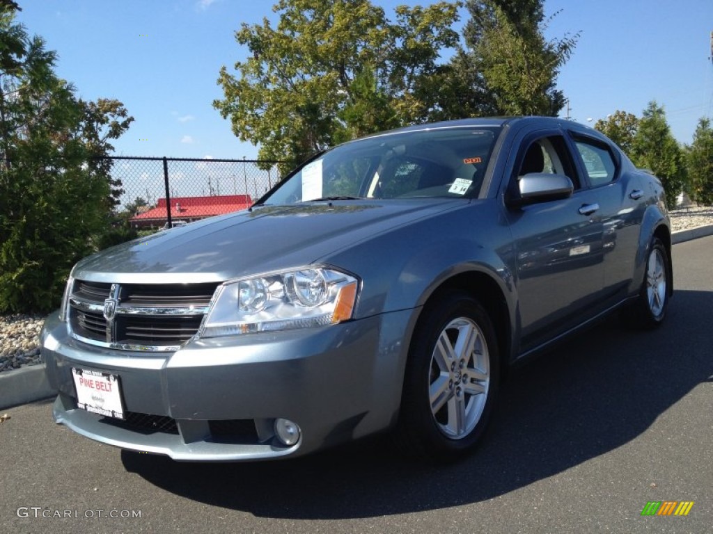 2010 Avenger R/T - Silver Steel Metallic / Dark Slate Gray photo #1