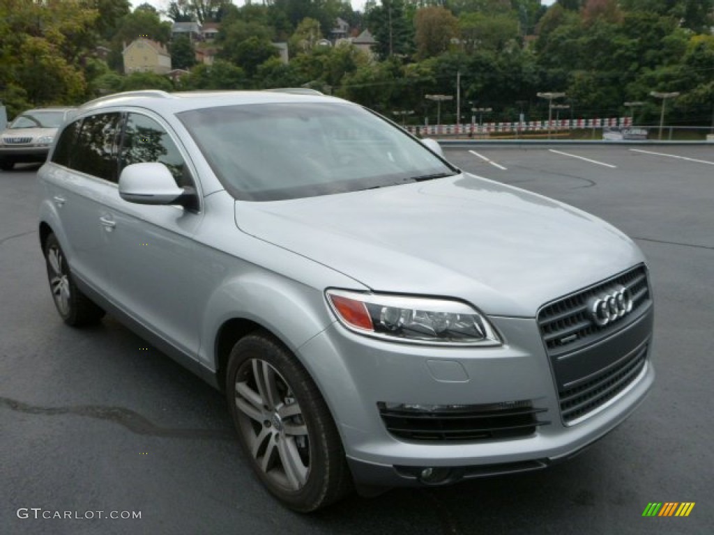 2007 Q7 4.2 Premium quattro - Light Silver Metallic / Espresso Brown photo #1