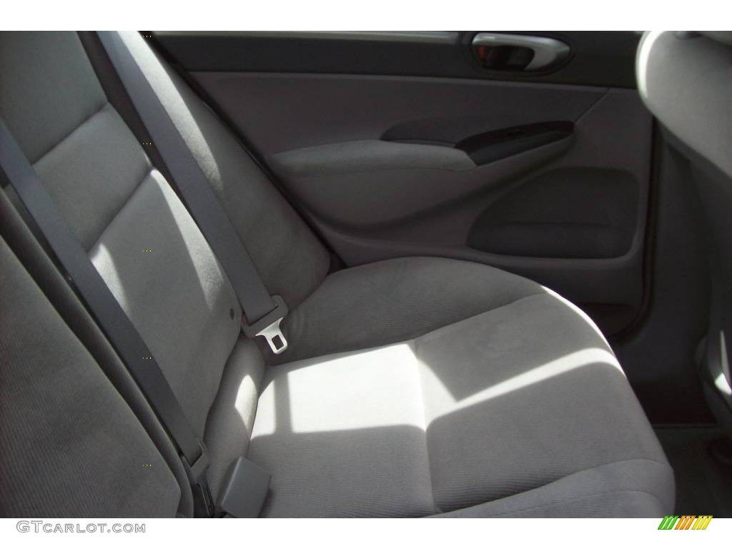 2007 Civic EX Sedan - Alabaster Silver Metallic / Gray photo #10