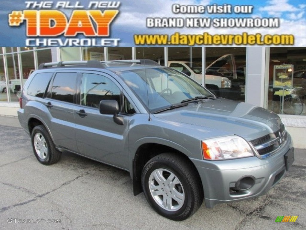 2007 Endeavor LS AWD - Satin Meisai Gray Pearl / Black photo #1