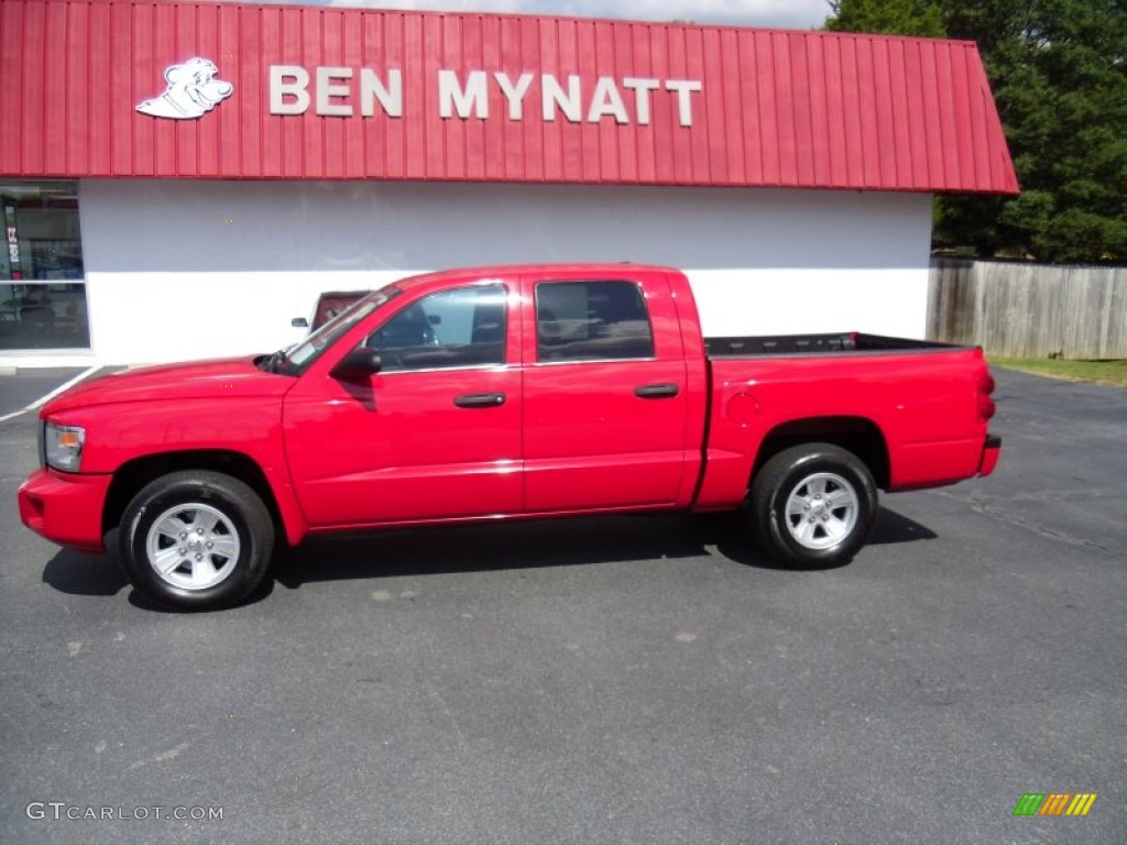 Flame Red Dodge Dakota