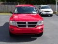 2008 Flame Red Dodge Dakota SLT Crew Cab  photo #7