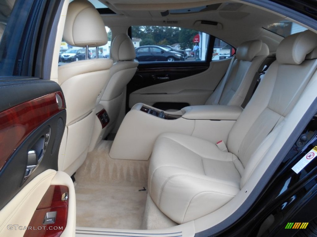 2011 Lexus LS 600h L AWD Hybrid Rear Seat Photo #86350774