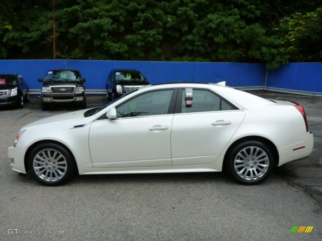 White Diamond Tricoat 2011 Cadillac CTS 4 3.0 AWD Sedan Exterior Photo #86351638