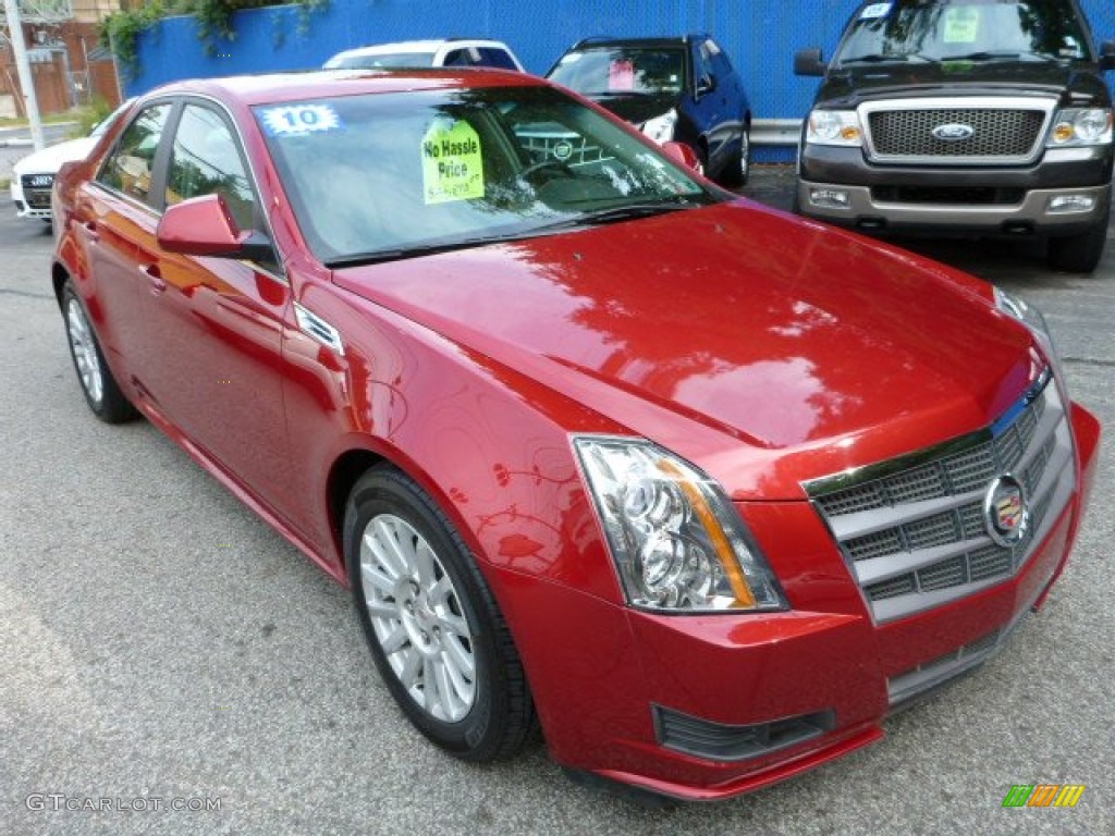 Crystal Red Tintcoat 2010 Cadillac CTS 4 3.0 AWD Sedan Exterior Photo #86351743