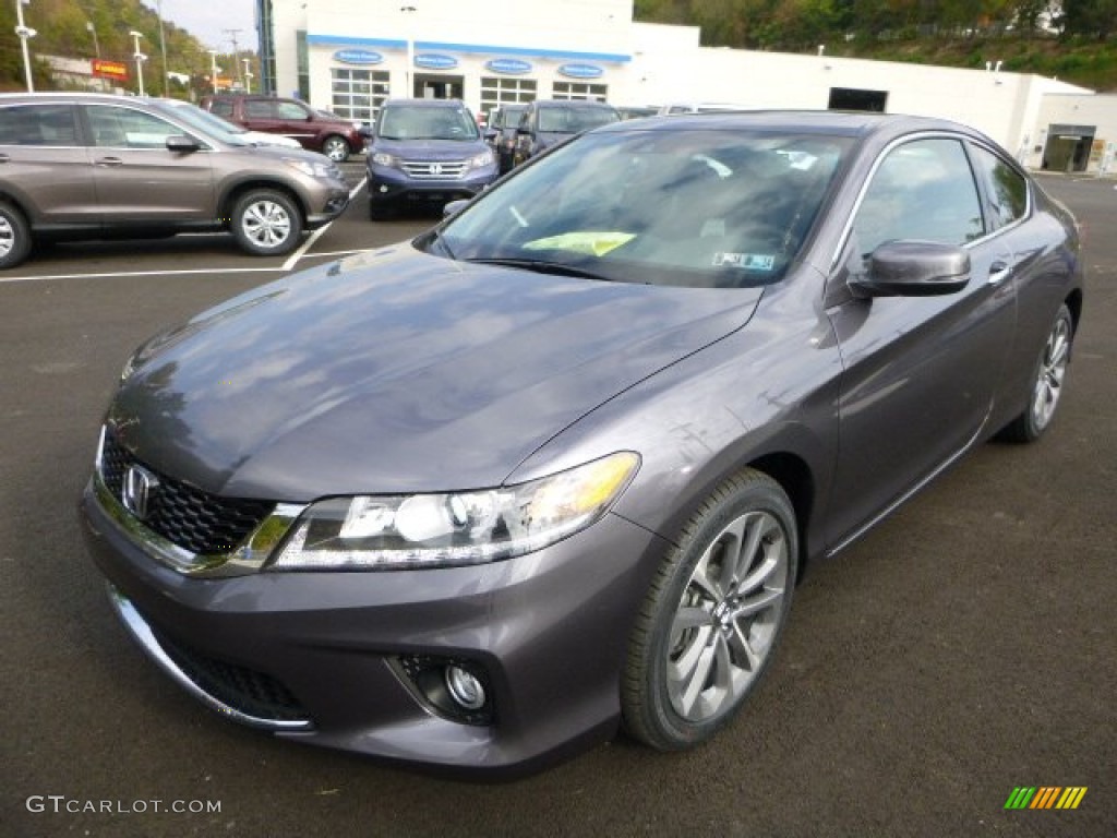 Modern Steel Metallic 2014 Honda Accord EX-L V6 Coupe Exterior Photo #86352160