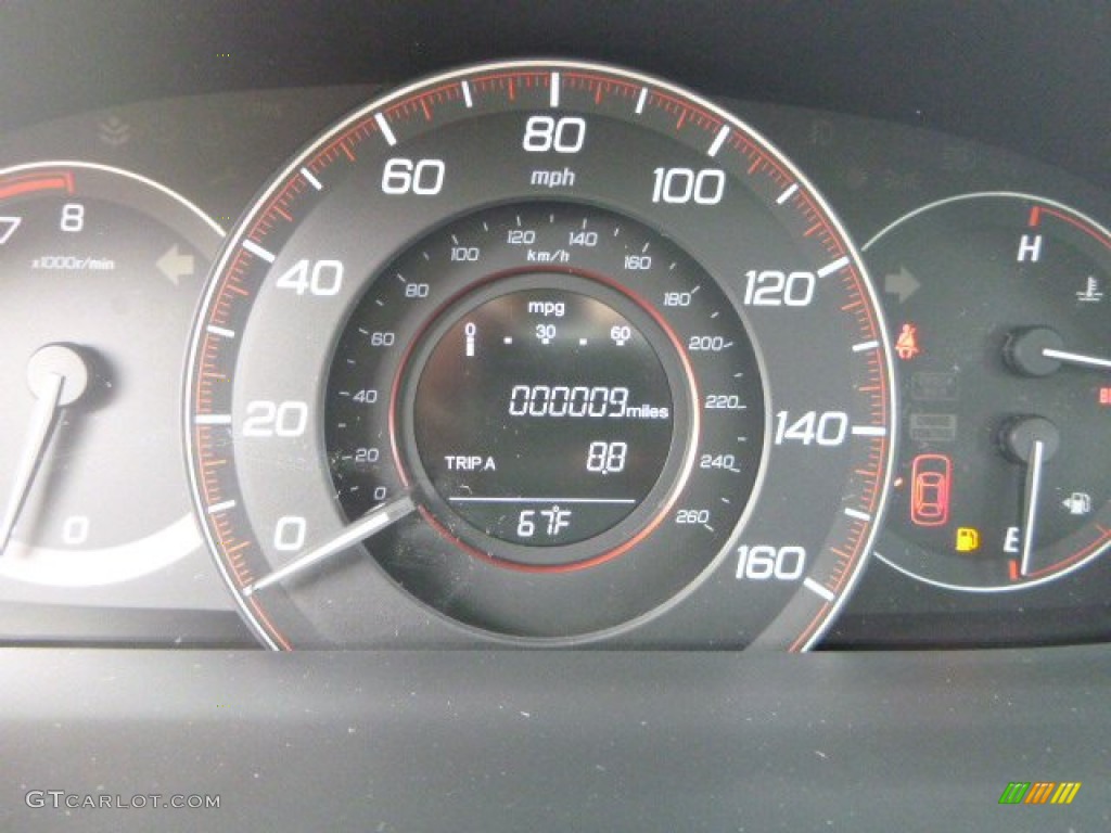 2014 Honda Accord EX-L V6 Coupe Gauges Photo #86352223