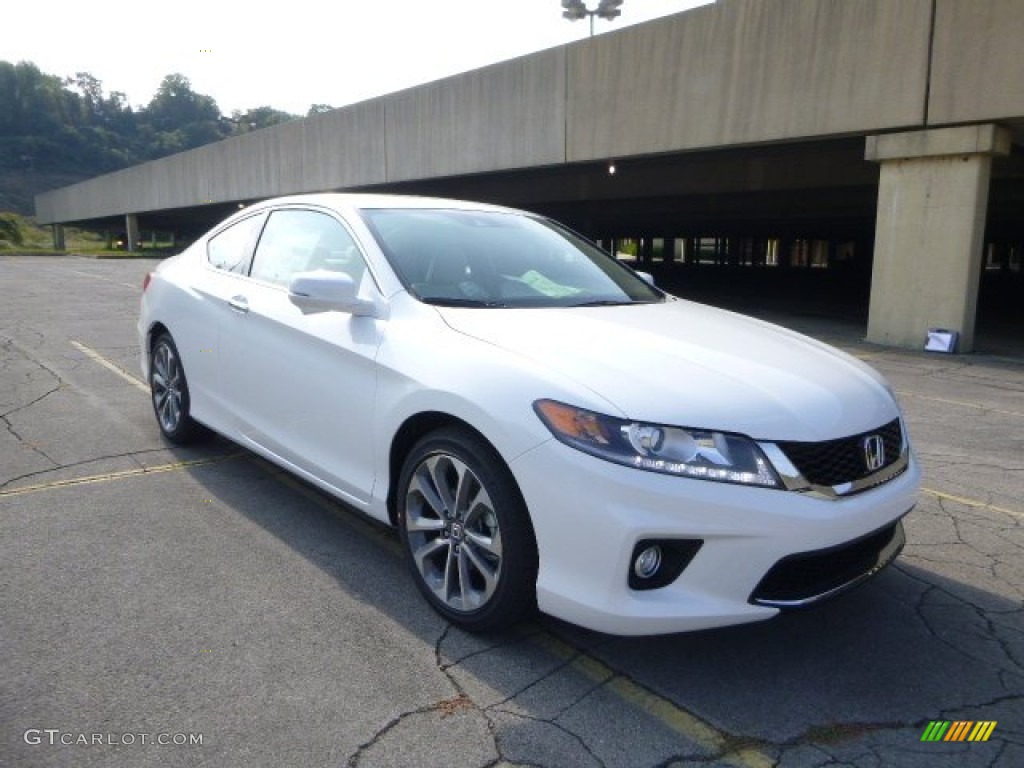 2014 Accord EX-L V6 Coupe - White Orchid Pearl / Ivory photo #1