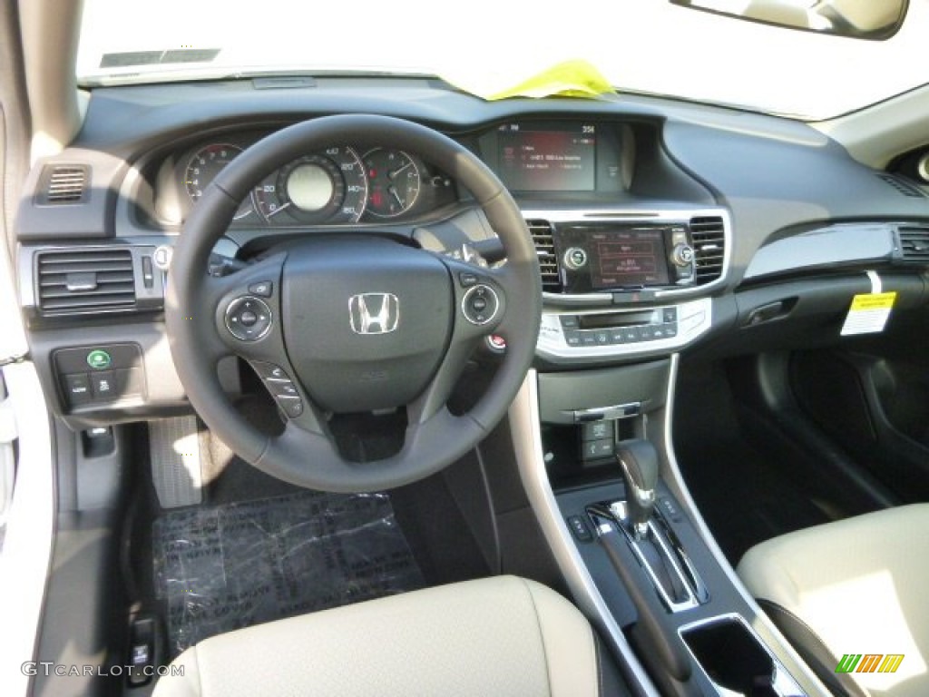 2014 Accord EX-L V6 Coupe - White Orchid Pearl / Ivory photo #12
