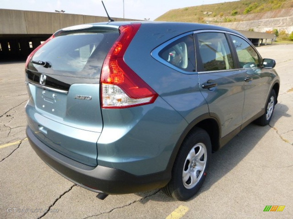 2014 CR-V LX AWD - Mountain Air Metallic / Black photo #3