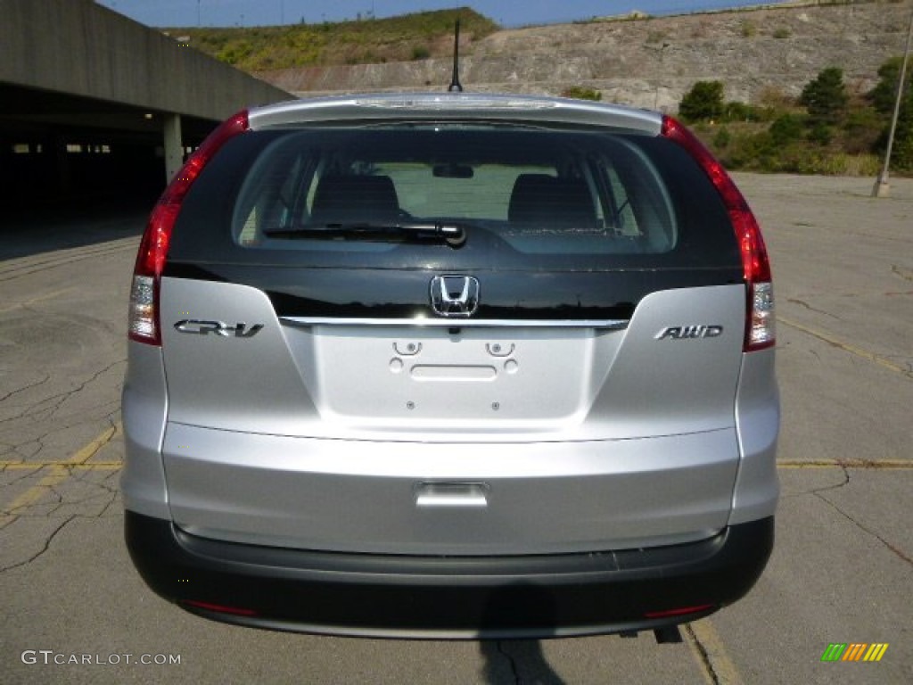 2014 CR-V LX AWD - Alabaster Silver Metallic / Gray photo #4