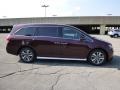 2014 Dark Cherry Pearl Honda Odyssey Touring  photo #2