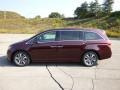 2014 Dark Cherry Pearl Honda Odyssey Touring  photo #6