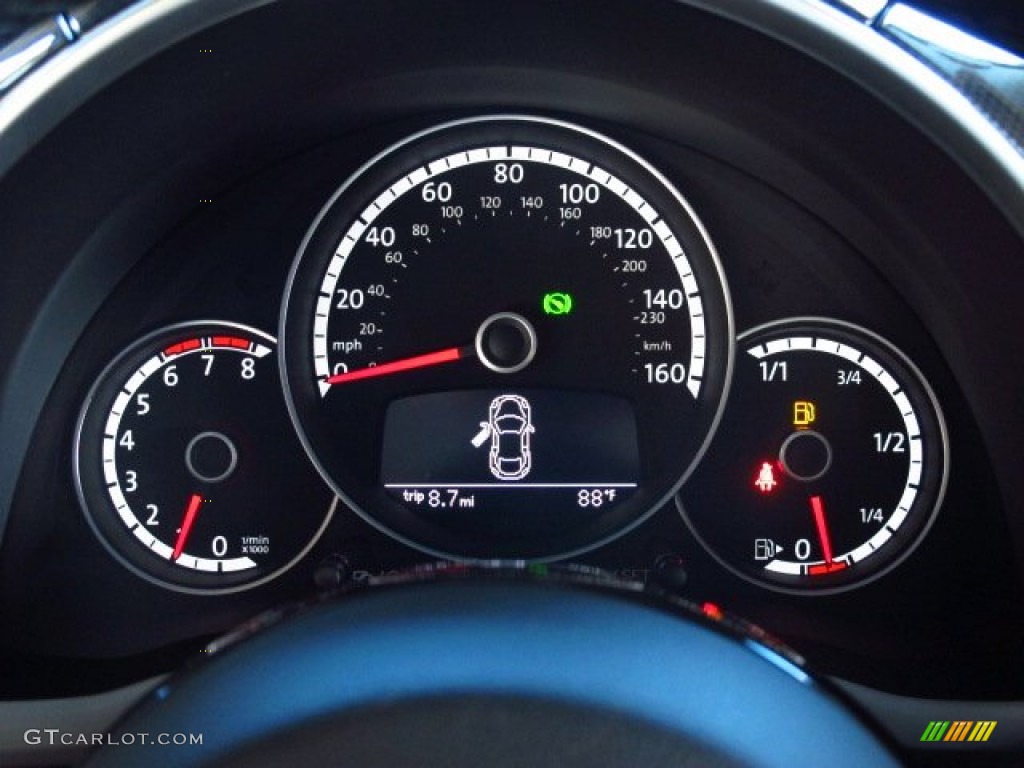2014 Volkswagen Beetle R-Line Gauges Photo #86355093