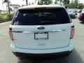 2012 White Suede Ford Explorer XLT  photo #7